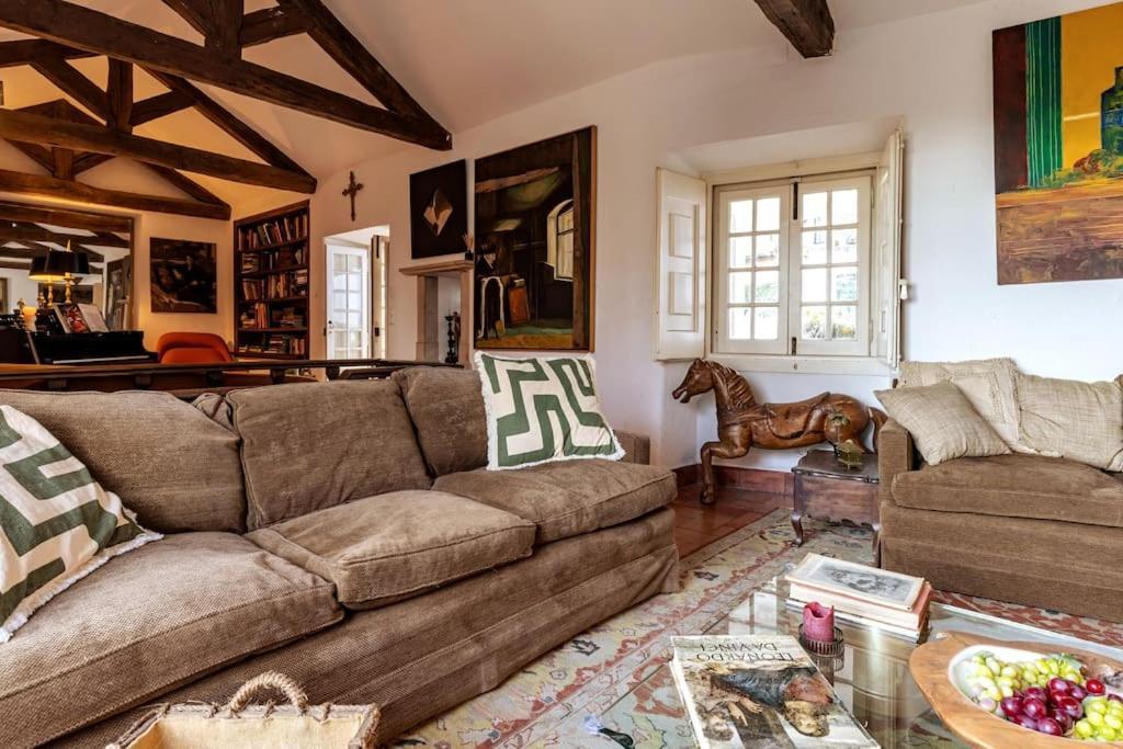 Unique Tiny Smart Home With Private Garden, Jacuzzi, Ps5, Cinema Projector - Sintra Wow Exterior photo